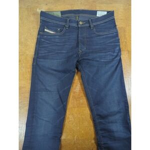 Men's Diesel Jeans Size 31x32 Dark Wash TEPPHAR 0883E_Stretch Slim Straight